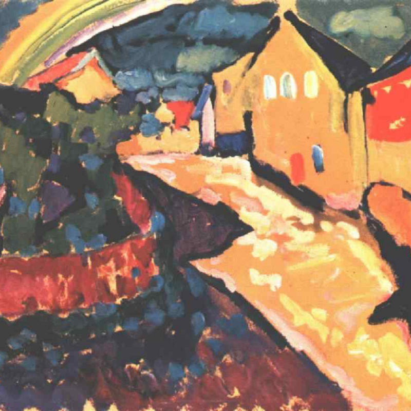 Zerbino Design Wassily Kandinsky 'Suoni Contrastanti' 70x50 Cm | Tappeto Entrata In Poliammide Con Fondo Antiscivolo, Lavabile In Lavatrice, Resistente - 5