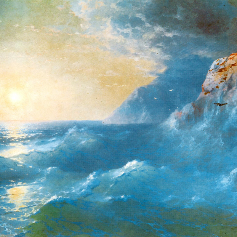 The creation of the world, 1864, 236×195 cm by Ivan Aivazovsky