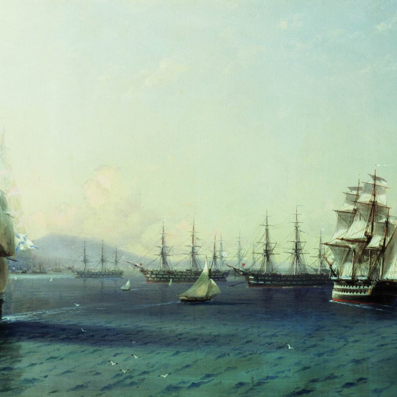 The creation of the world, 1864, 236×195 cm by Ivan Aivazovsky