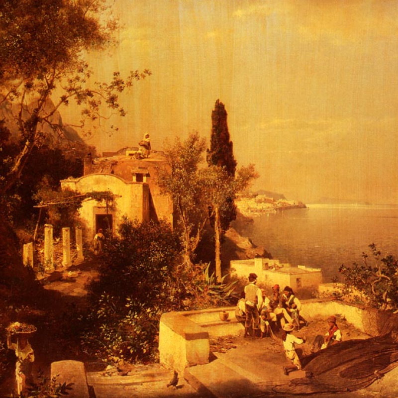Franz Richard Unterberger、Capri Franz Richard Unterberger、Capri - 絵画アウトレット ショップ