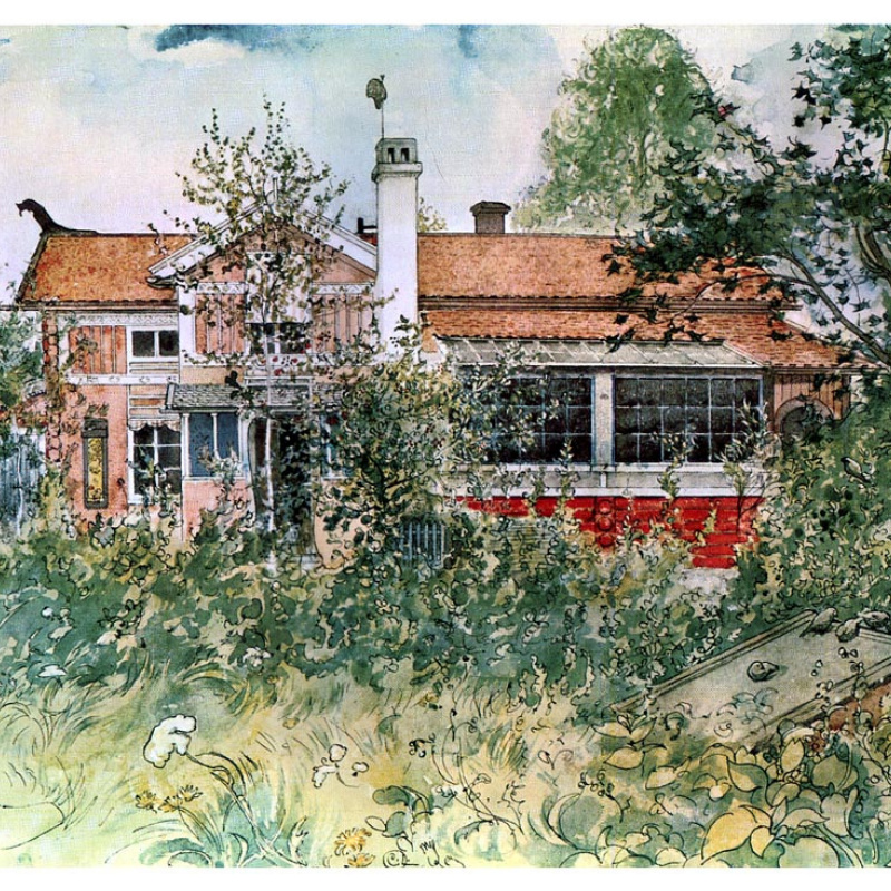 Carl Larsson・Between Christmas＆NewYear Purchase Oil Painting Replica Between Christmas and New Year by