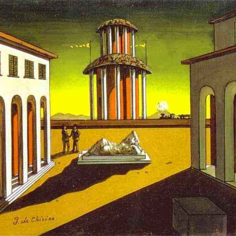Piazza d'Italia (Souvenir from Italy), 1925 by Giorgio de Chirico