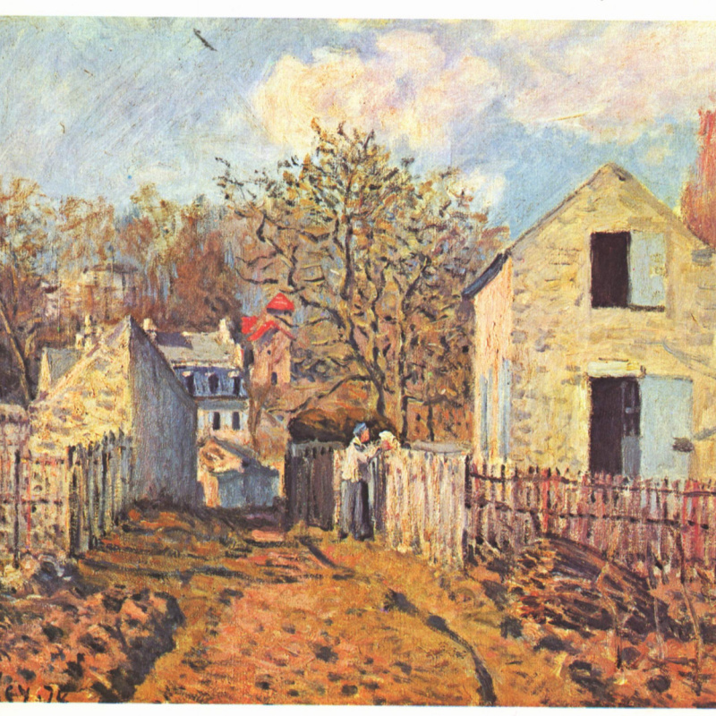 Alfred Sisley Allées de peupliers à Moret, 1888, 73×54 cm
