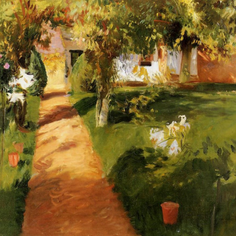 ジョン・シンガー・サージェント、ヴィラ・ファルコニエーリ、フラスカーティ ジョン・シンガー・サージェント、ヴィラ・ファルコニエーリ