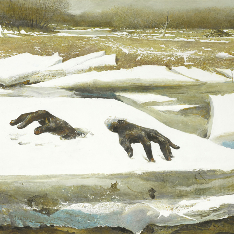 Thin ice, 1969 by Andrew Wyeth: History, Analysis & Facts | Arthive