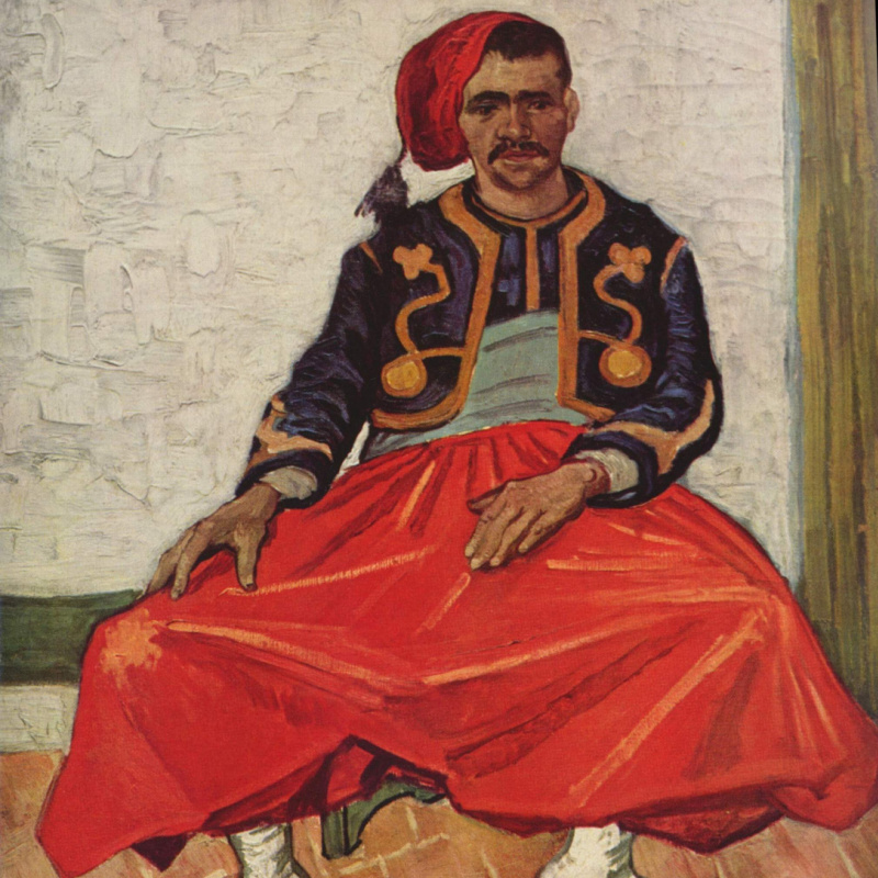 Portrait of Joseph Roulin (option), 4 1889, 54×65 cm by Vincent
