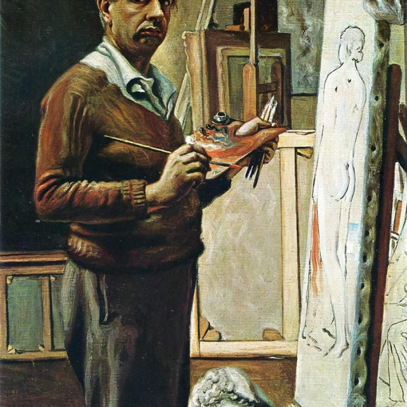 Piazza d'Italia (Souvenir from Italy), 1925 by Giorgio de Chirico