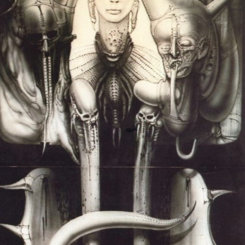 Necronom IV, 1976, 150×100 cm by Hans Rudolph Giger: History