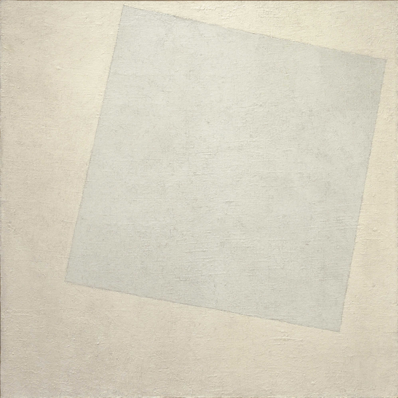 Kazimir Malevich. Suprematism: white on white