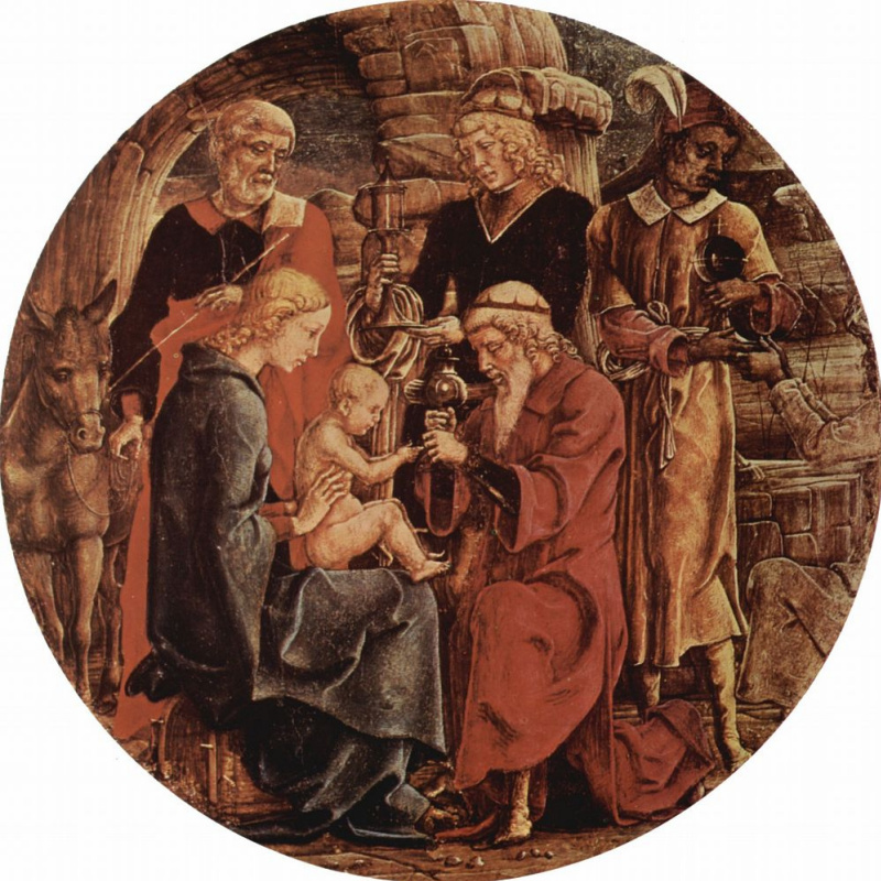 Cosimo Tour. The adoration of the Magi, Tondo